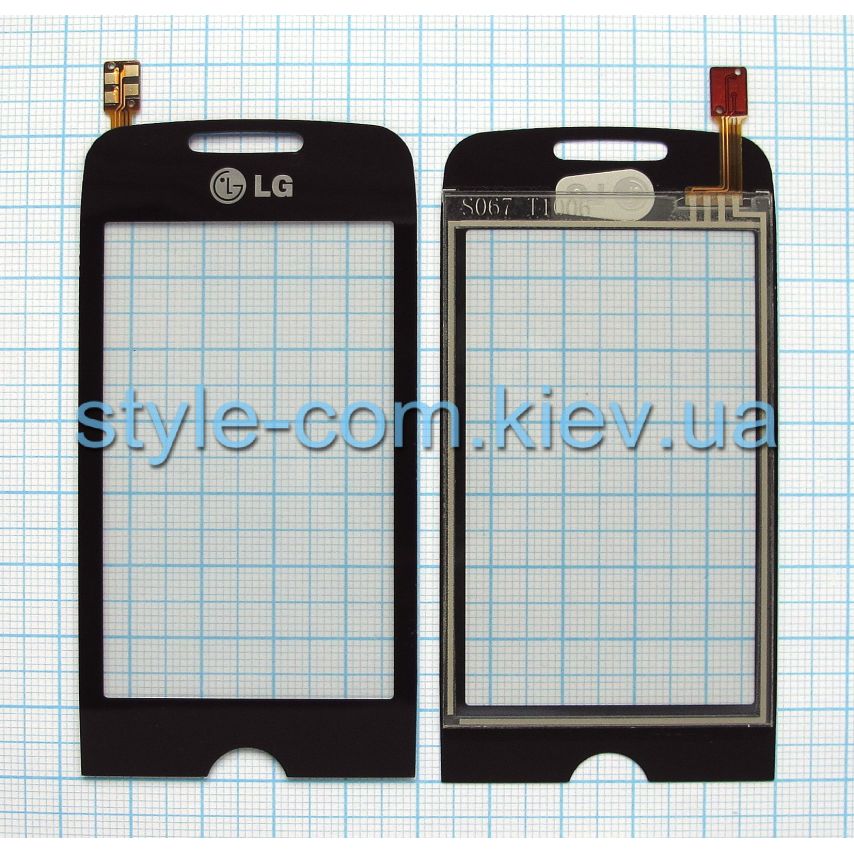 Тачскрін (сенсор) для LG GS290 black High Quality