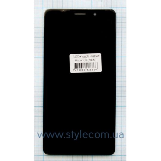 Дисплей (LCD) Huawei GR5 2017 (BLL-L21)/Honor 6X (BLN-L21)/Mate 9 Lite + тачскрин black High Quality - купить за {{product_price}} грн в Киеве, Украине