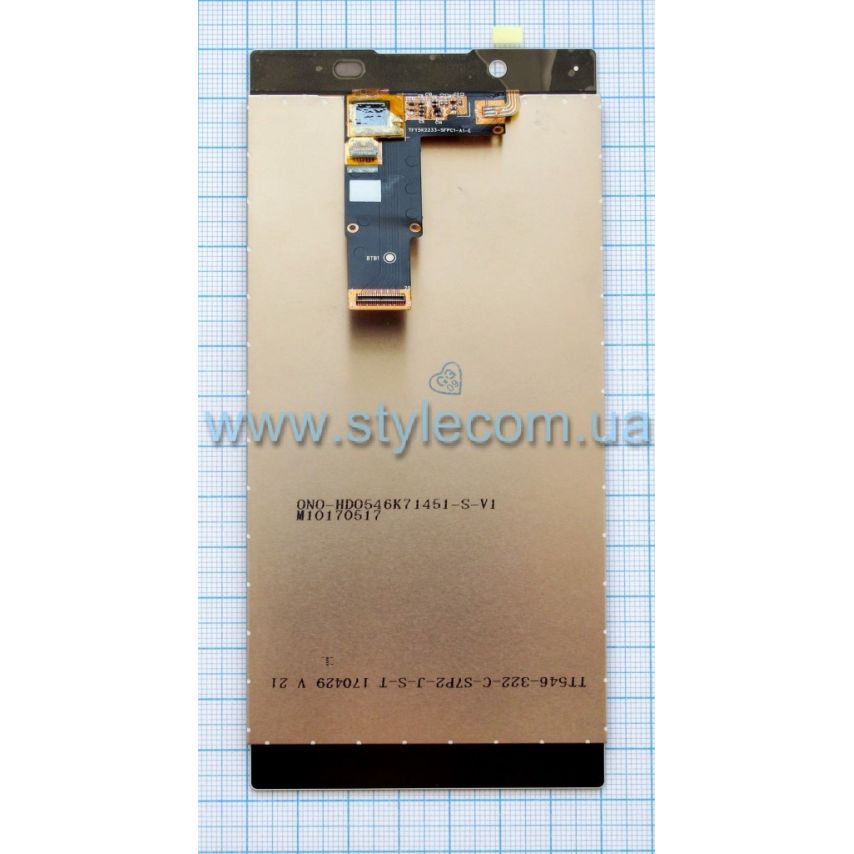 Дисплей (LCD) для Sony Xperia L1 G3312 с тачскрином white High Quality