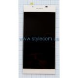 Дисплей (LCD) для Sony Xperia L1 G3312 с тачскрином white High Quality