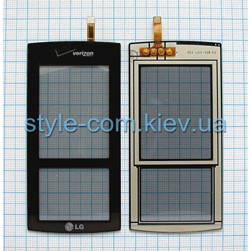 Тачскрин (сенсор) для LG KF600 black High Quality