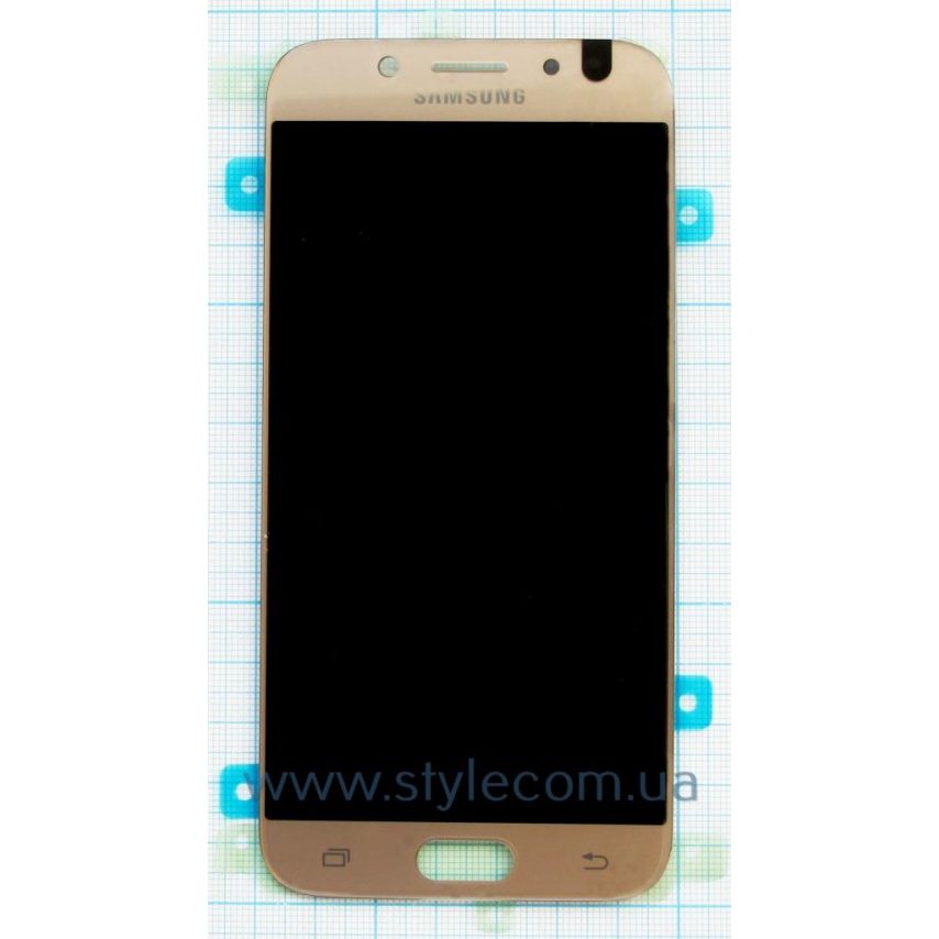 Дисплей (LCD) для Samsung Galaxy J5/J530 (2017) с тачскрином gold Service Original (PN:GH97-20738C)