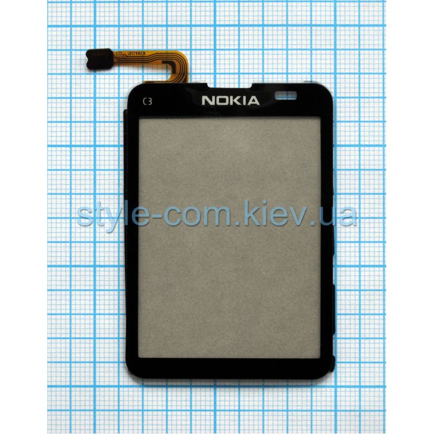 Тачскрин (сенсор) для Nokia C3-01 black High Quality