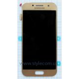 Дисплей (LCD) для Samsung Galaxy A3/A320 (2017) з тачскріном gold Service Original (GH97-19732B)