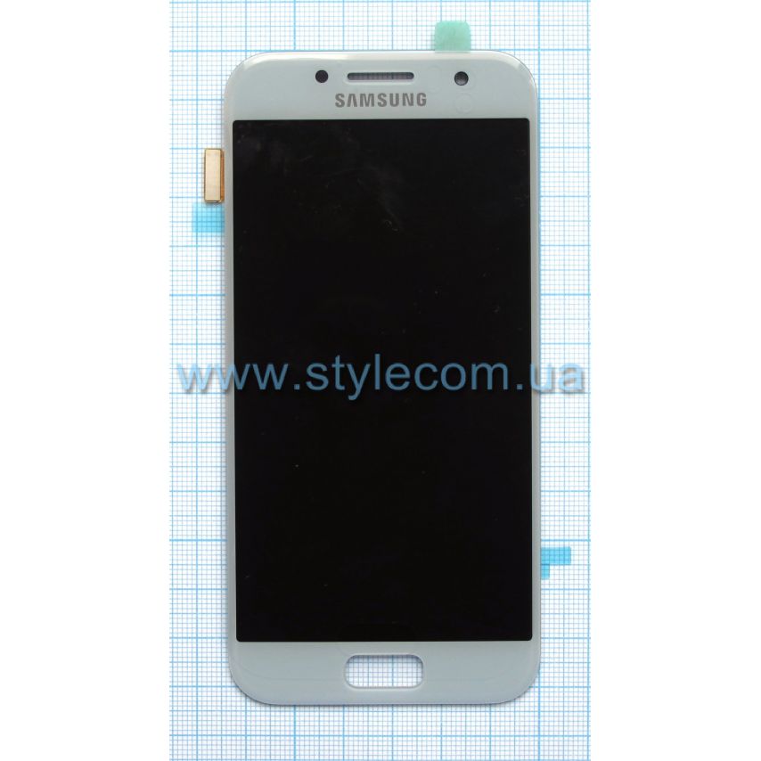 Дисплей (LCD) для Samsung A3/A320 (2017) с тачскрином light blue Service Original (GH97-19732C)