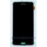 Дисплей (LCD) для Samsung Galaxy A7/A710 (2016) з тачскріном black Service Original (PN:GH97-18229B)