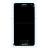 Дисплей (LCD) для Samsung A5/A500 (2015) з тачскріном dark blue Service Original (PN:GH97-16679B)