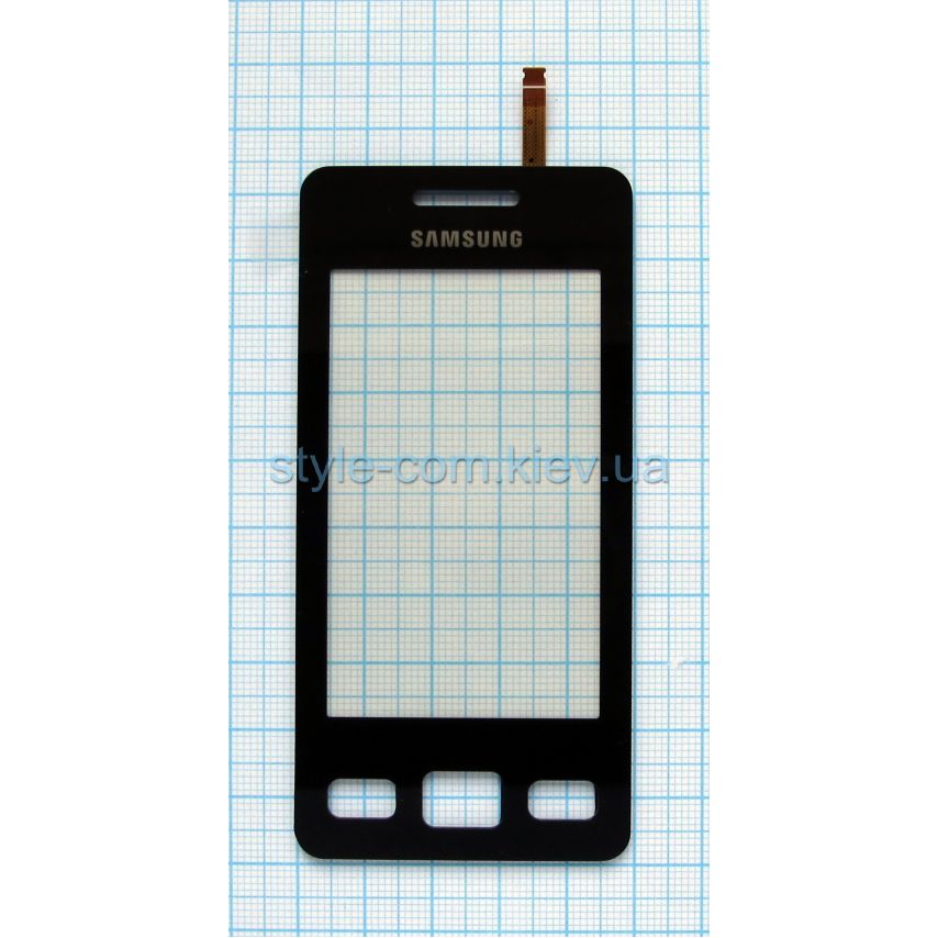 Тачскрін (сенсор) для Samsung S5260 black High Quality