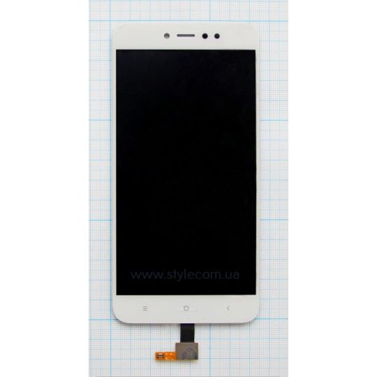 Дисплей (LCD) Xiaomi Redmi Y1 Lite/Redmi Note 5A + тачскрин white High Quality - купить за {{product_price}} грн в Киеве, Украине