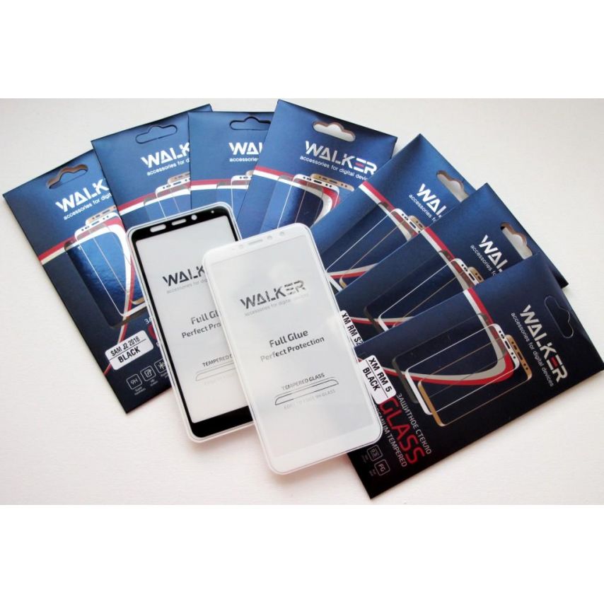 Захисне скло WALKER Full Glue для Apple iPhone 7, 8, SE 2020, SE 2022 white