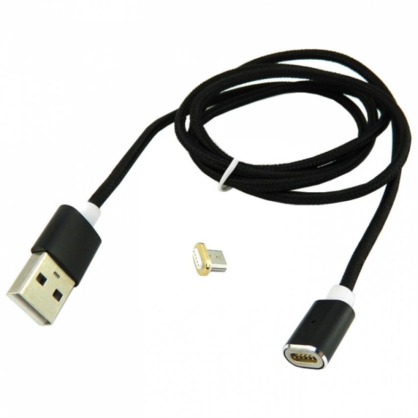 Кабель USB DM-M15 Micro Magnetic black