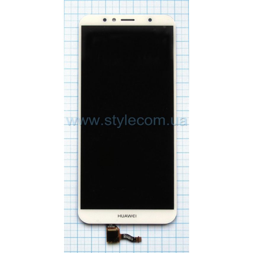 Дисплей (LCD) для Huawei Y6 (2018) ATU-L21, ATU-L22, ATU-L11, Y6 Prime ATU-L31, 7A Pro AUM-L29, AUM-L41, Honor 7C с тачскрином white High Quality