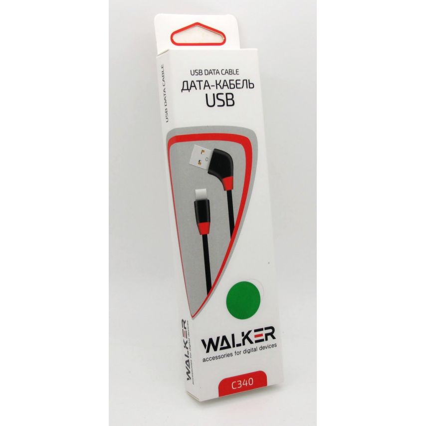 Кабель USB WALKER C340 Lightning green