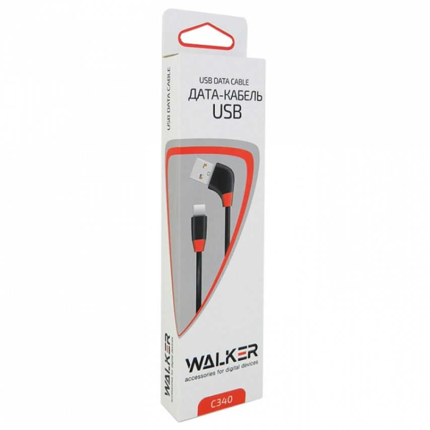 Кабель USB WALKER C340 Lightning white