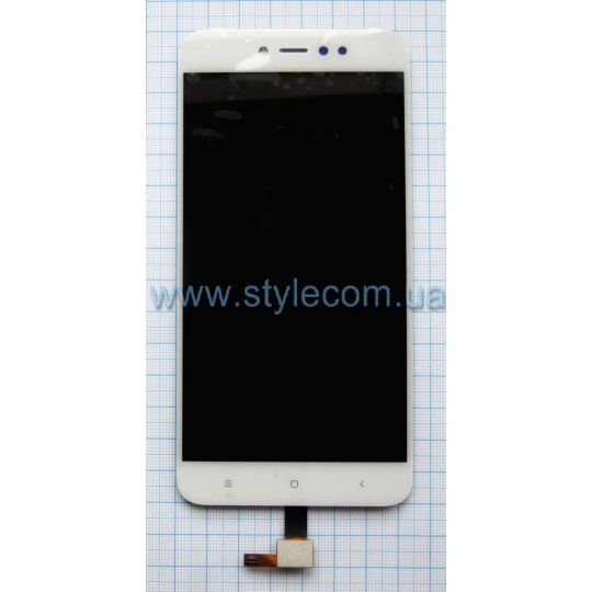 Дисплей (LCD) Xiaomi Redmi Note 5A/Redmi Note 5A Prime + тачскрин white High Quality - купить за {{product_price}} грн в Киеве, Украине