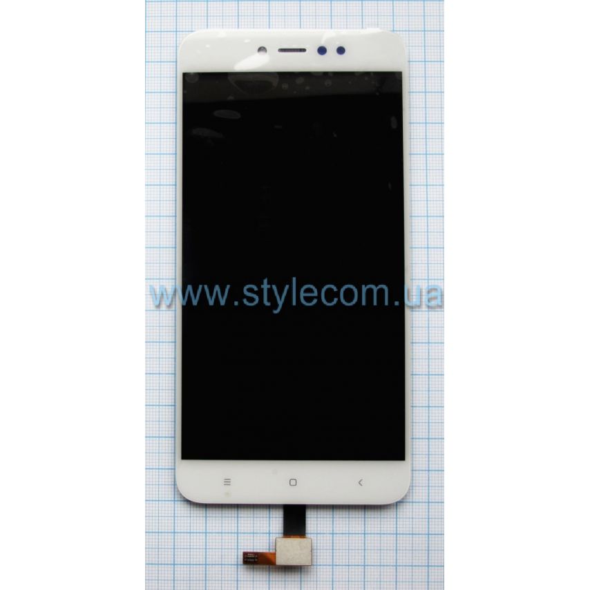 Дисплей (LCD) для Xiaomi Redmi Note 5A, Redmi Note 5A Prime + тачскрин white High Quality