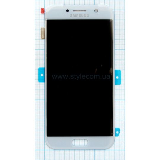 Дисплей (LCD) для Samsung Galaxy A5/A520 (2017) с тачскрином light blue Service Original (PN:GH97-19733C)