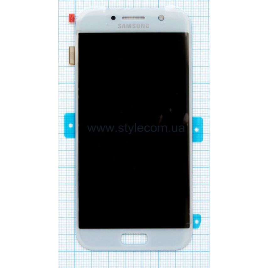 Дисплей (LCD) для Samsung Galaxy A5/A520 (2017) с тачскрином light blue Service Original (PN:GH97-19733C)