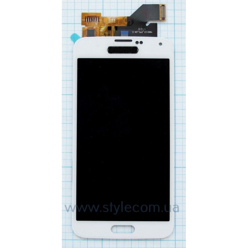 Дисплей (LCD) Samsung S5/G900 + тачскрин white High Quality