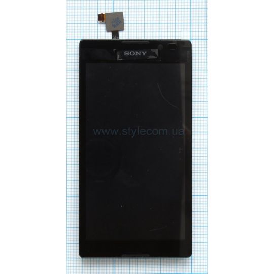 Дисплей (LCD) Sony C2305 S39h Xperia C Original Quality + тачскрин с рамкой black Original Quality - купить за {{product_price}} грн в Киеве, Украине