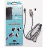 Кабель USB M3 Lightning Magnetic grey - купити за 174.72 грн у Києві, Україні