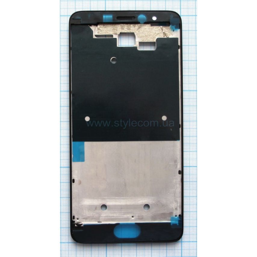 Корпусная рамка с проклейкой для Meizu M5 Note black