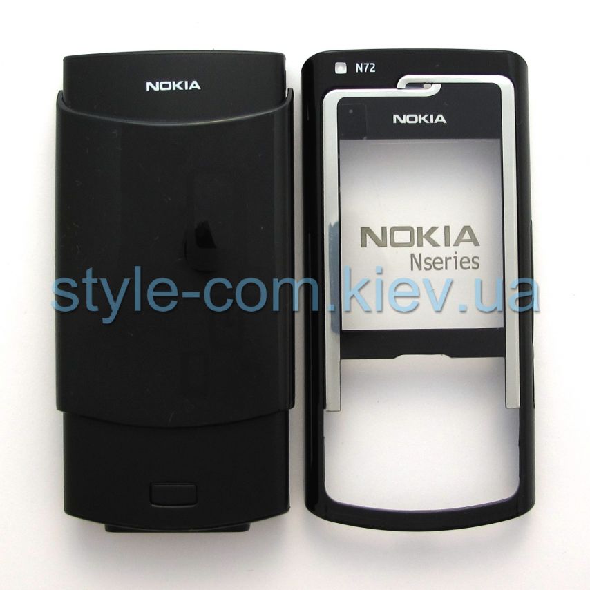 Корпус для Nokia N72 black High Quality