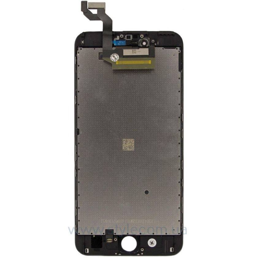 Дисплей (LCD) iPhone 6S Plus + тачскрин black Original (переклеено стекло)
