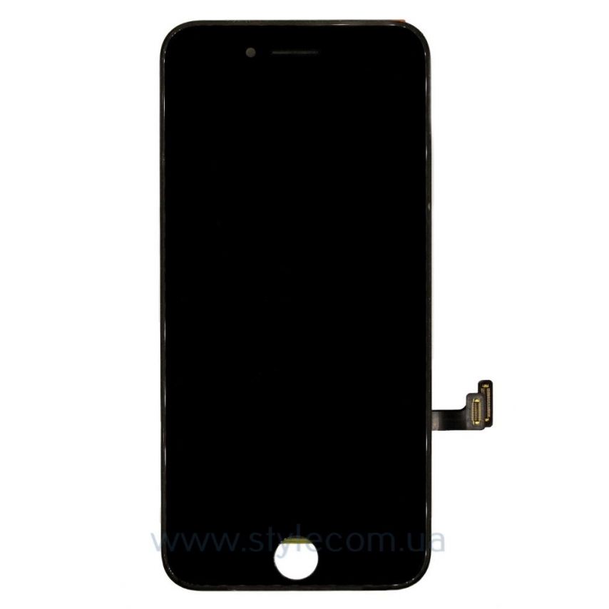 Дисплей (LCD) для Apple iPhone 7 с тачскрином black Original (переклееное стекло)