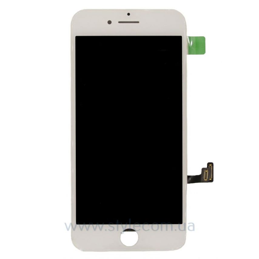 Дисплей (LCD) для Apple iPhone 7 с тачскрином white Original (переклееное стекло)