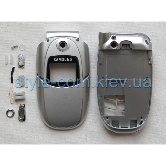 Корпус для Samsung E310 silver High Quality