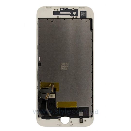 Дисплей (LCD) для Apple iPhone 8, SE 2020 с тачскрином white Original (переклееное стекло)