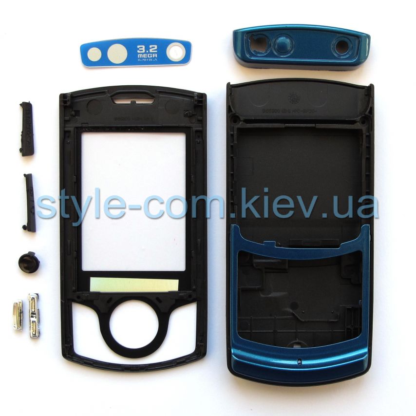 Корпус для Samsung S5200 black/blue High Quality
