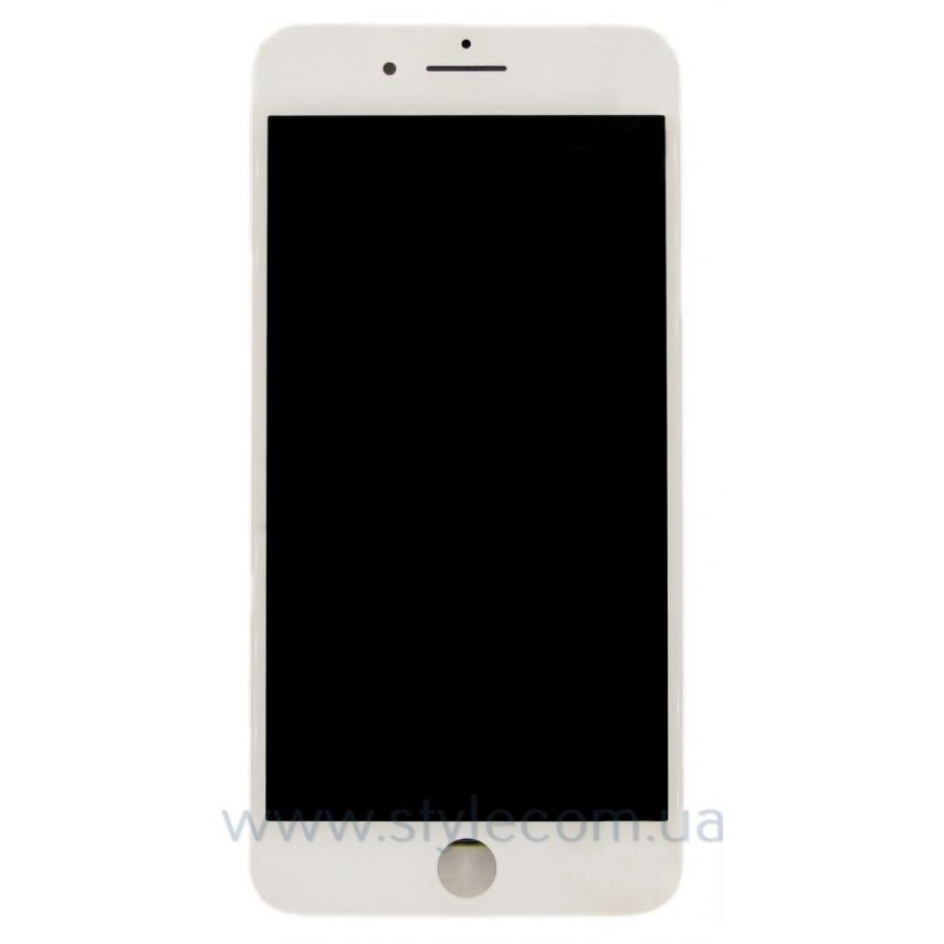 Дисплей (LCD) для Apple iPhone 8 Plus с тачскрином white Original (переклееное стекло)