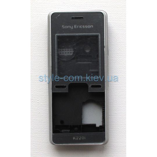 Корпус для Sony K220 silver/black High Quality