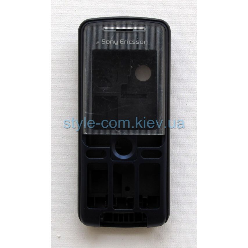 Корпус для Sony K320 black/blue High Quality