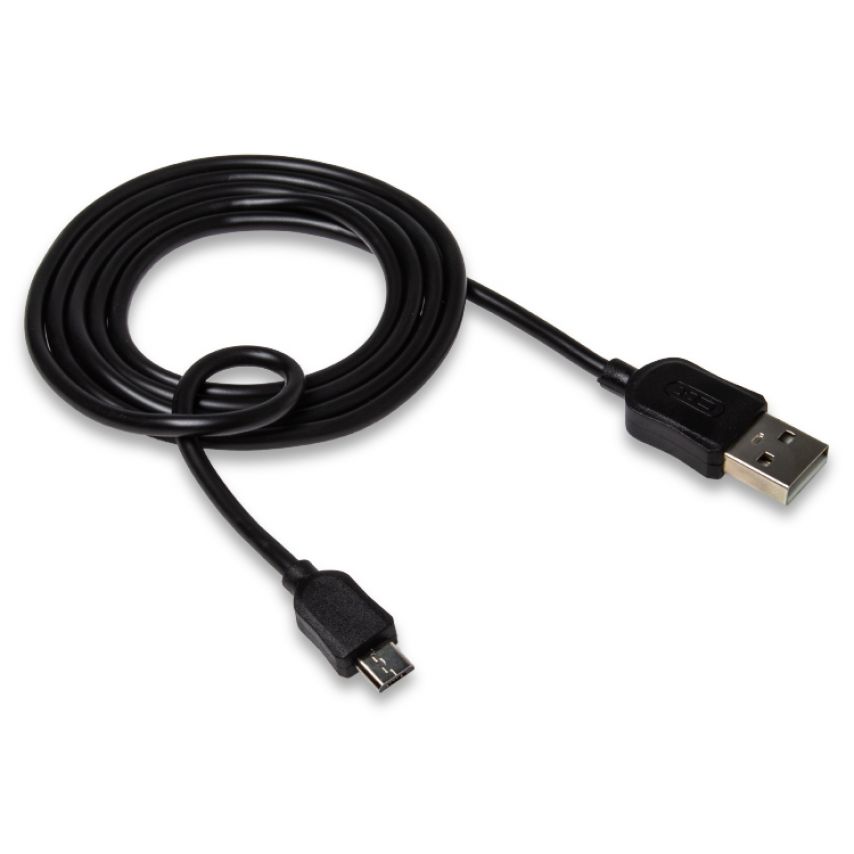 USB кабель XO NB41 2.1A Quick Charge Micro прорезиненный black