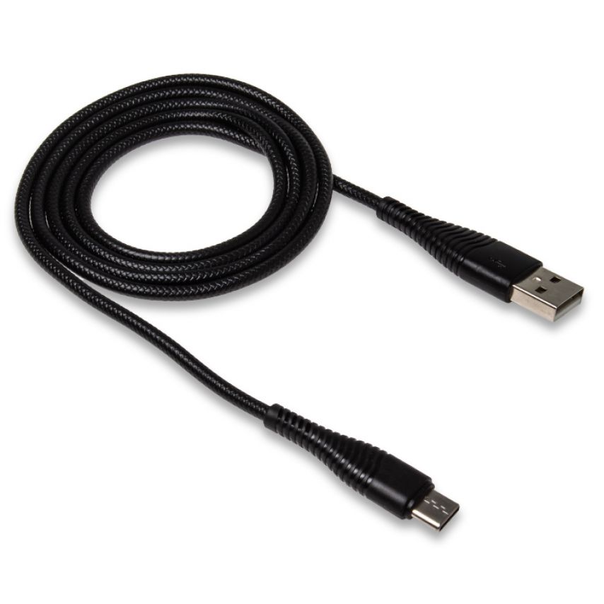 Кабель USB XO NB48 Type-C 2.1A black