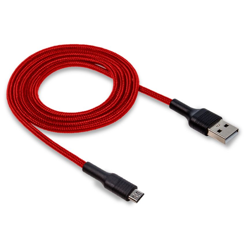 Кабель USB WALKER C575 Micro red