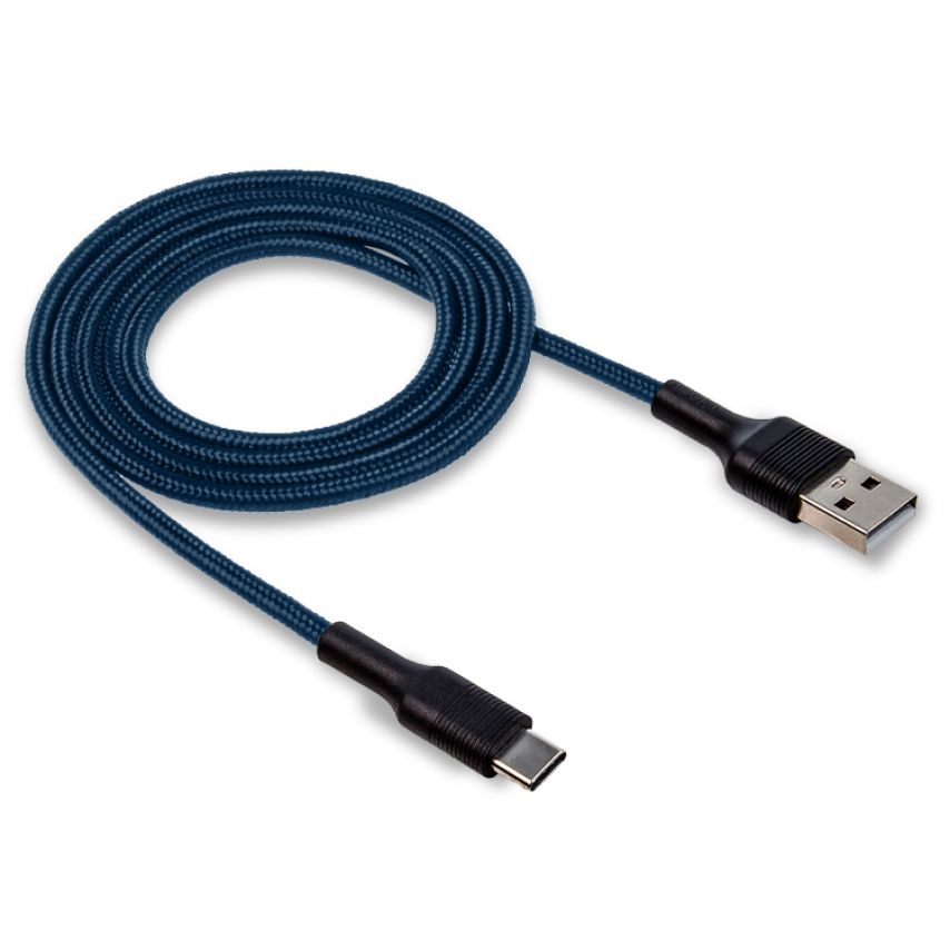 Кабель USB WALKER C575 Type-C dark blue