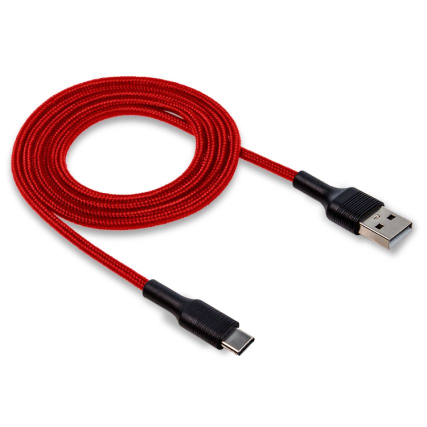 Кабель USB WALKER C575 Type-C red