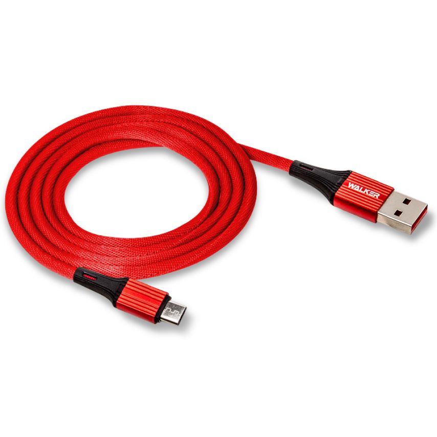 Кабель USB WALKER C705 Micro red