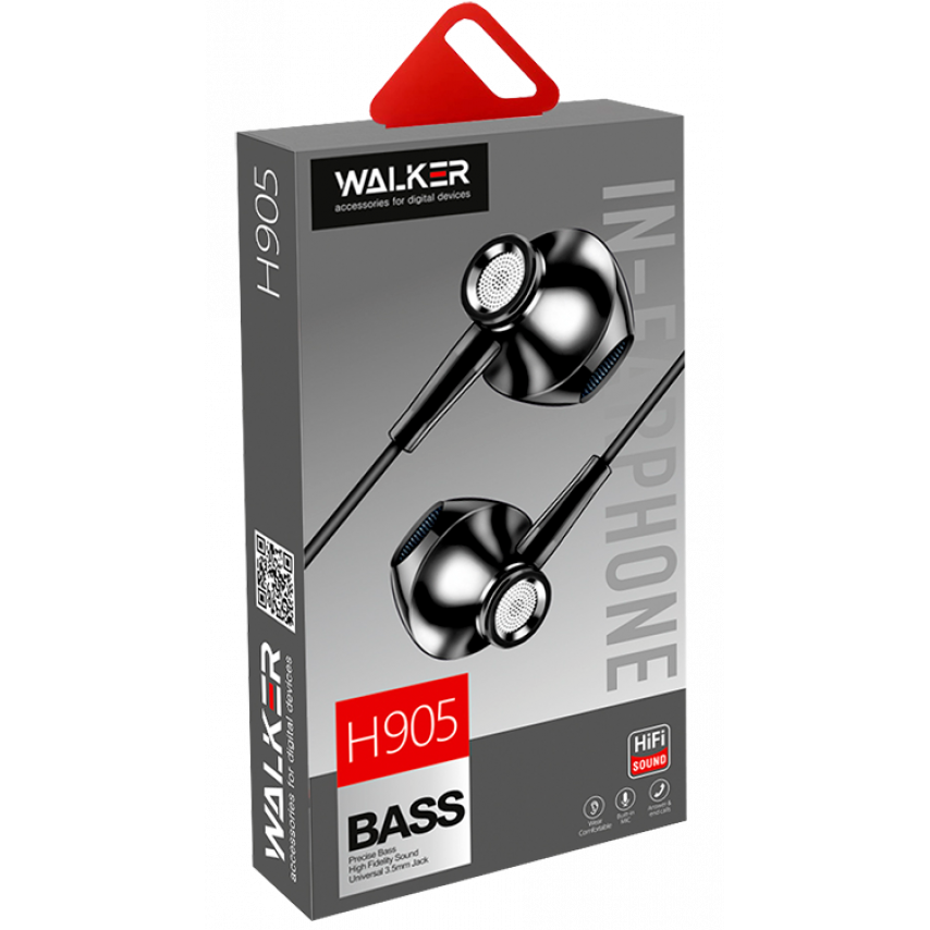 Навушники WALKER H905 black