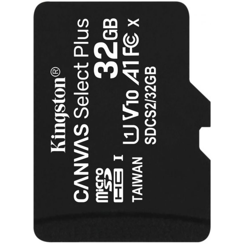 Карта памяти Kingston Canvas Select Plus MicroSDHC 32GB Class 10 UHS-I R100MB/s (SDCS2/32GBSP)
