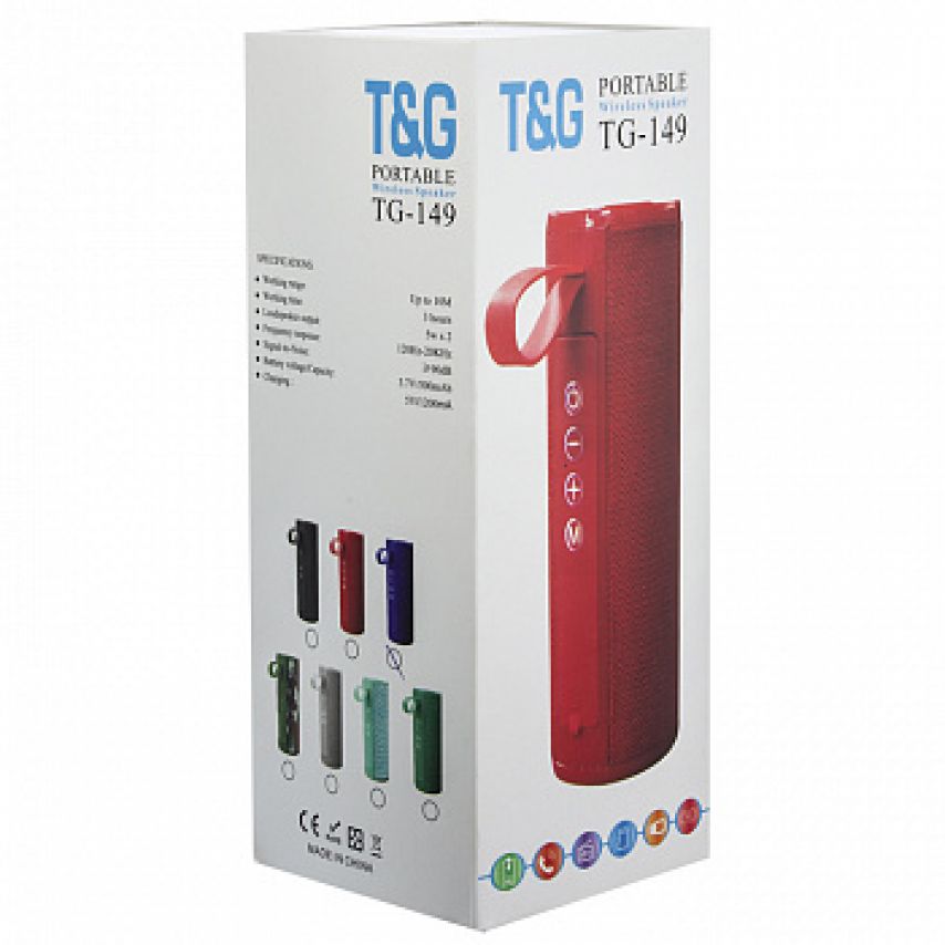 Портативная колонка JB TG149 red