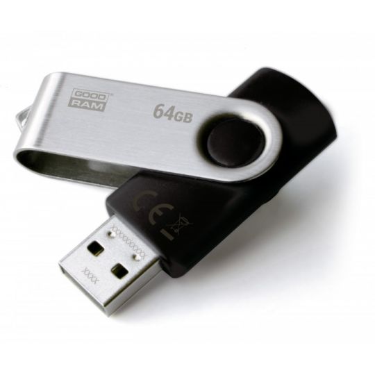 Флеш-память USB GOODRAM (Twister) UTS2 64GB black (UTS2-0640K0R11)