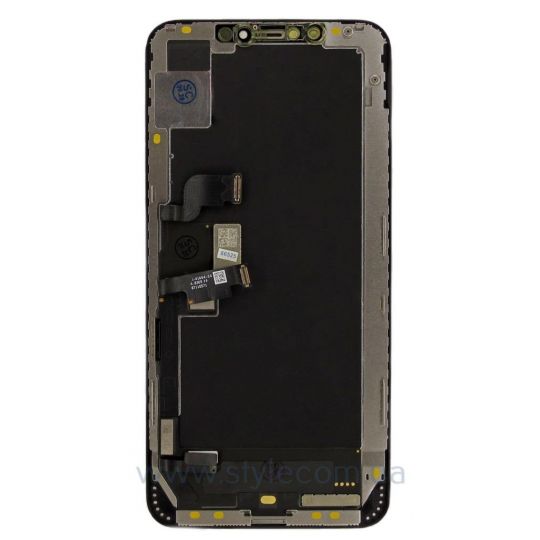 Дисплей (LCD) для Apple iPhone Xs Max с тачскрином black Original (переклееное стекло)