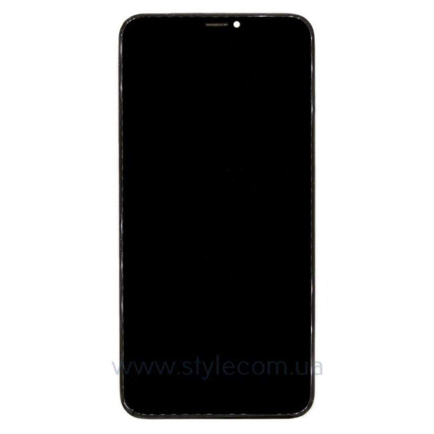 Дисплей (LCD) iPhone XS Max + тачскрин black Original (переклеено стекло)