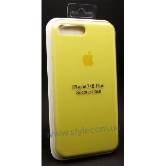 Чехол Full Silicone Case iPhone 7 Plus yellow (04) - купить за {{product_price}} грн в Киеве, Украине