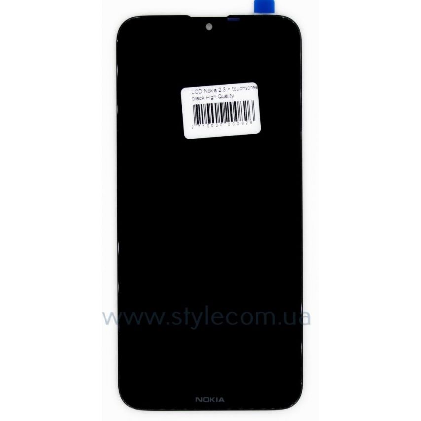 Дисплей (LCD) Nokia 2.3 (TA-1206) + тачскрин black High Quality